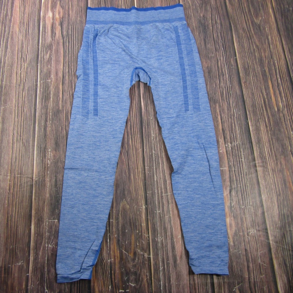 Stio Pants Womens L Blue Ankle Leggings Wind River Blue Heather Knit Stretch